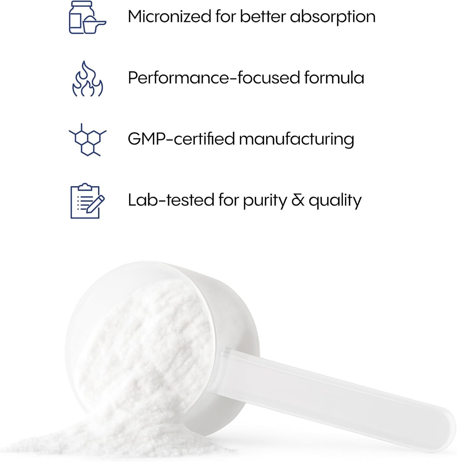 Pure Creatine Monohydrate Powder 300g – High Absorption, Micronized. 09/2026 *