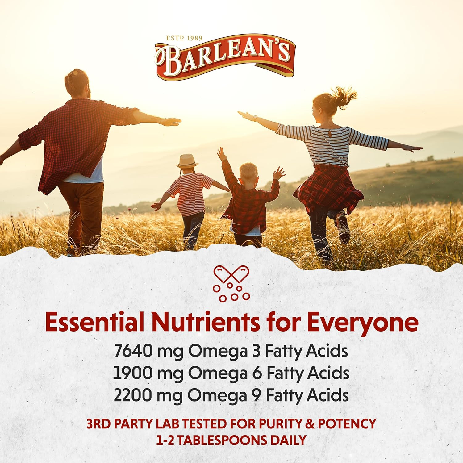 Organic Flaxseed Oil Liquid from Fresh Cold Pressed Flax Seeds, 7,640Mg ALA Omeg
