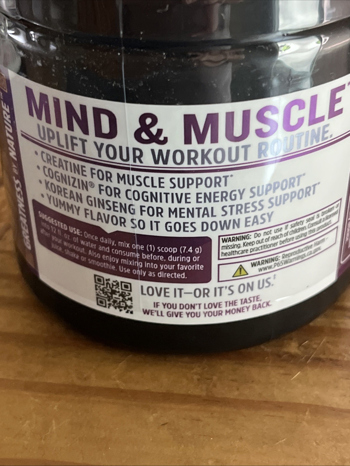 Zhou Creatine Calm + Focus 7.8 oz