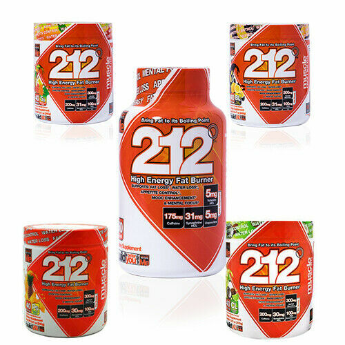 Muscle Elements 212° Thermogenic FAT BURNER – ENERGY 40 Servings – PICK FLAVOR