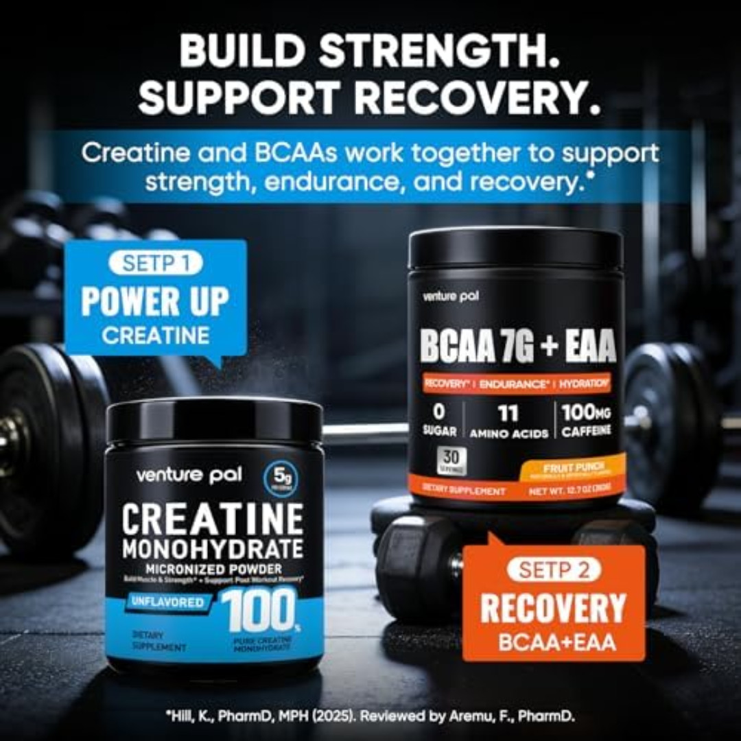100% Pure Micronized Creatine Monohydrate Powder, Unflavored Creatine for Women