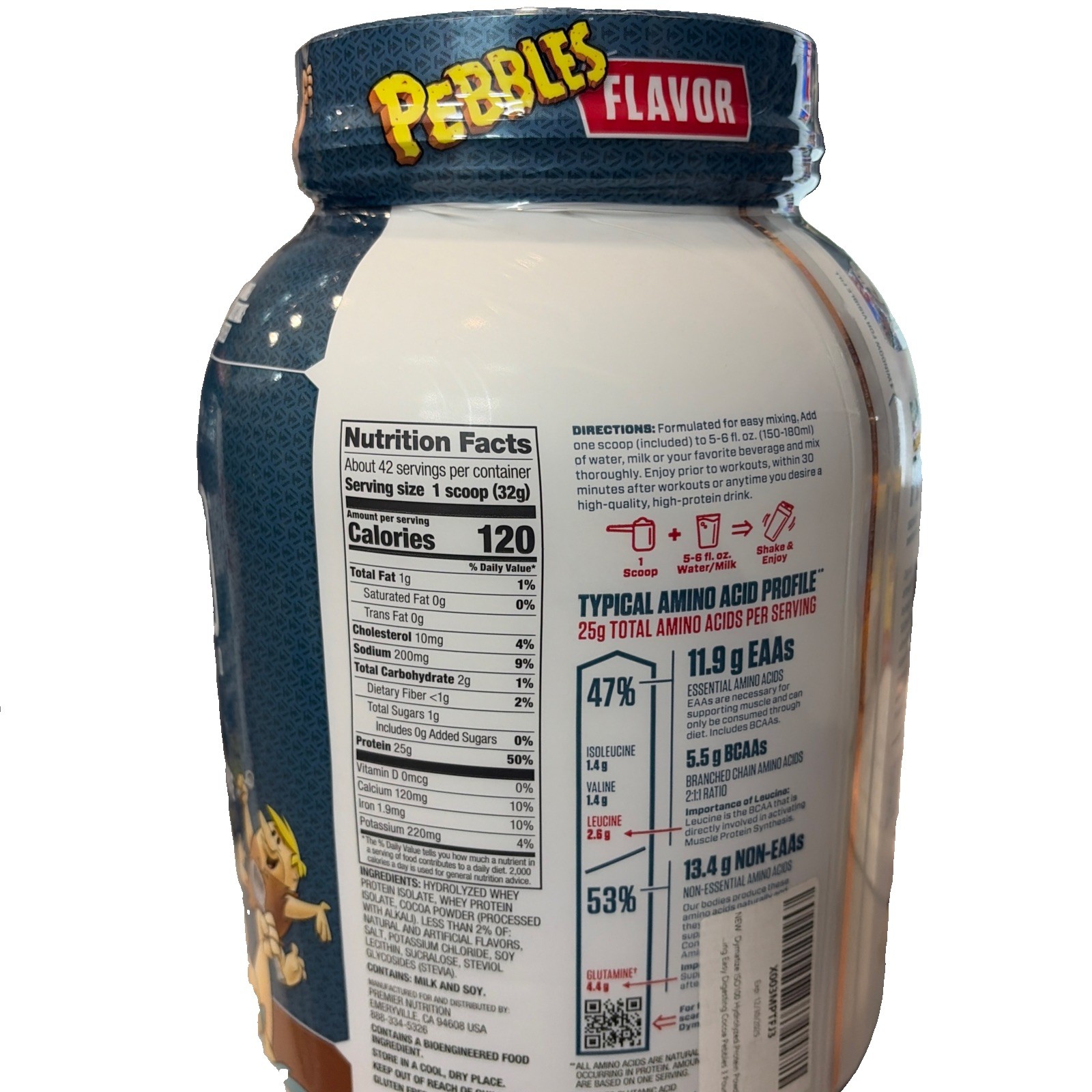 Dymatize ISO100 Hydrolyzed 3 Lbs Protein Powder Cocoa Pebbles(D35342A)EXp8/26