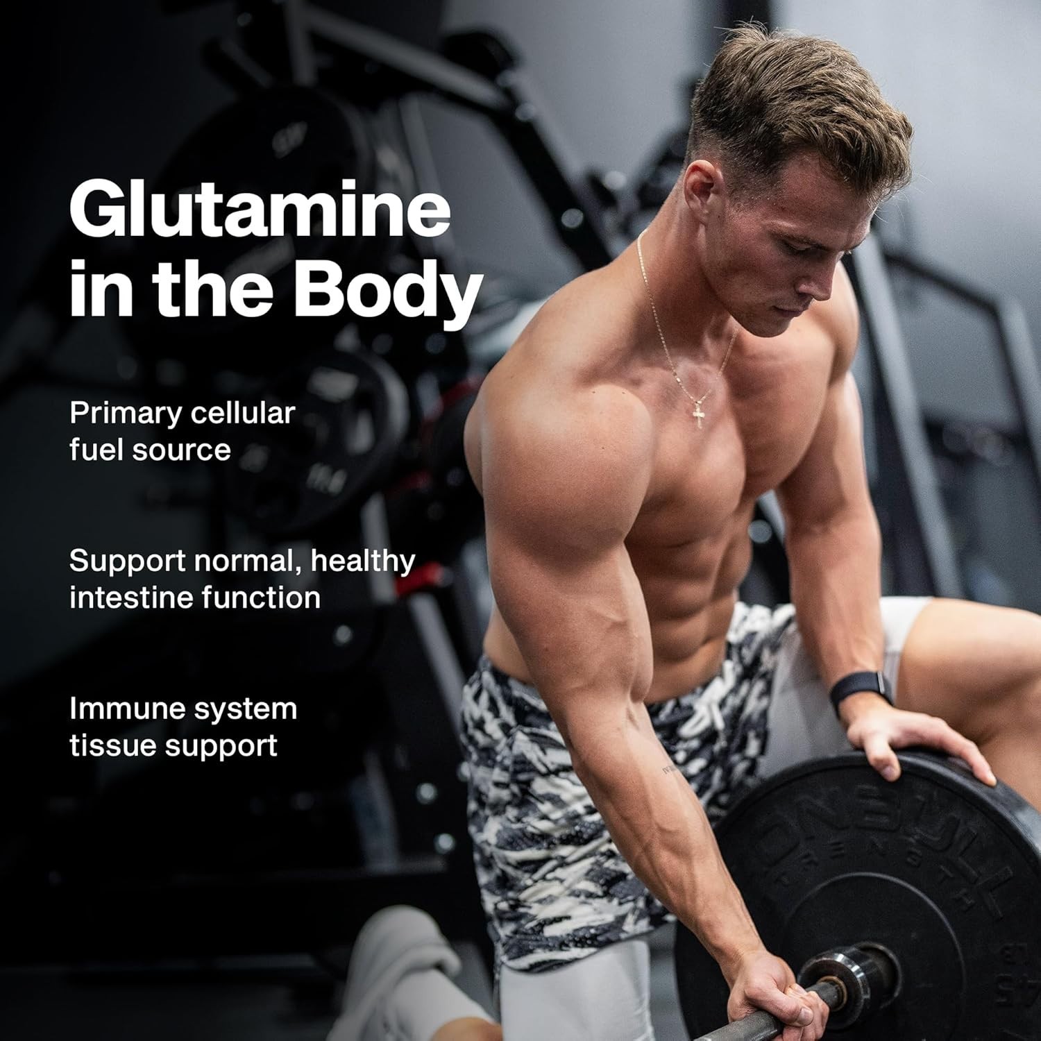 Essential L-Glutamine Powder | Boost Energy & Recovery | Unflavored, 60 Servings