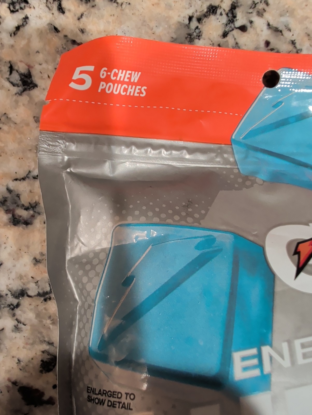 Gatorade Energy Chews Cool Blue Caffeine Free 2 Pack 60 Chews Total Exp 02/2027