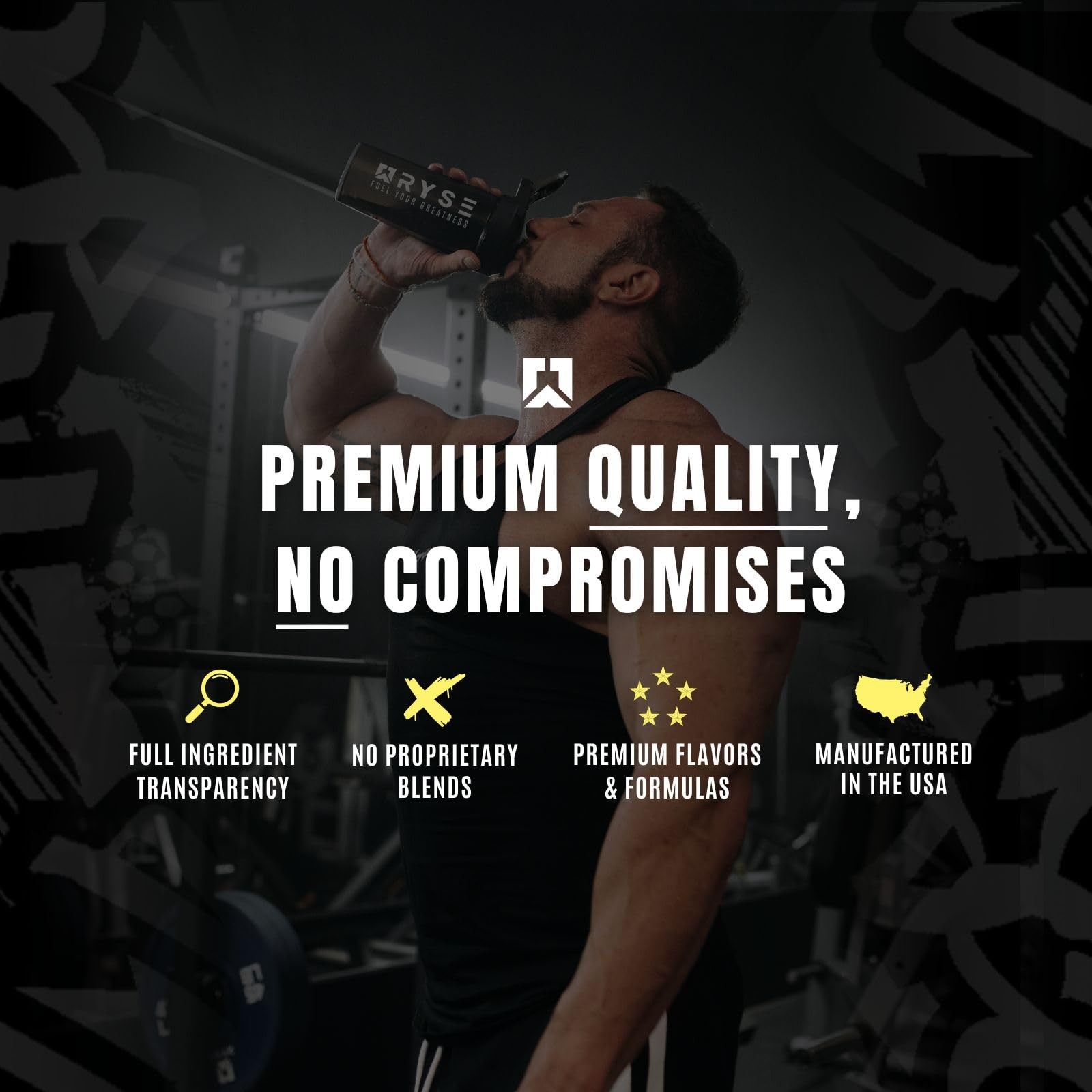 RYSE BCAA Focus Powder – Country Time Lemonade – BCAA Supplement with Electro…