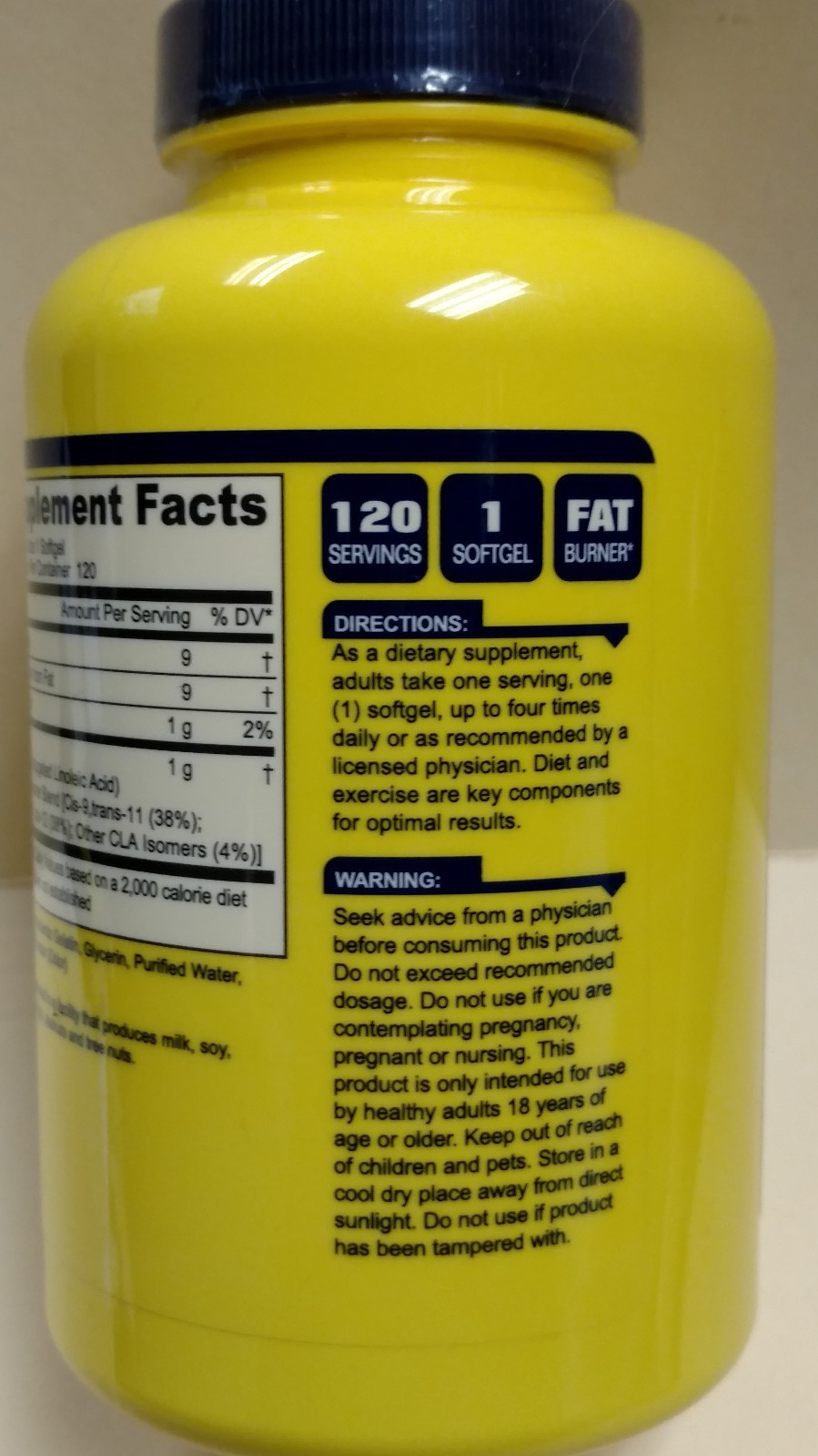 Infinite Labs – CLA – Conjugated Linoleic Acid – 120 Softgels – Expire 4/2024
