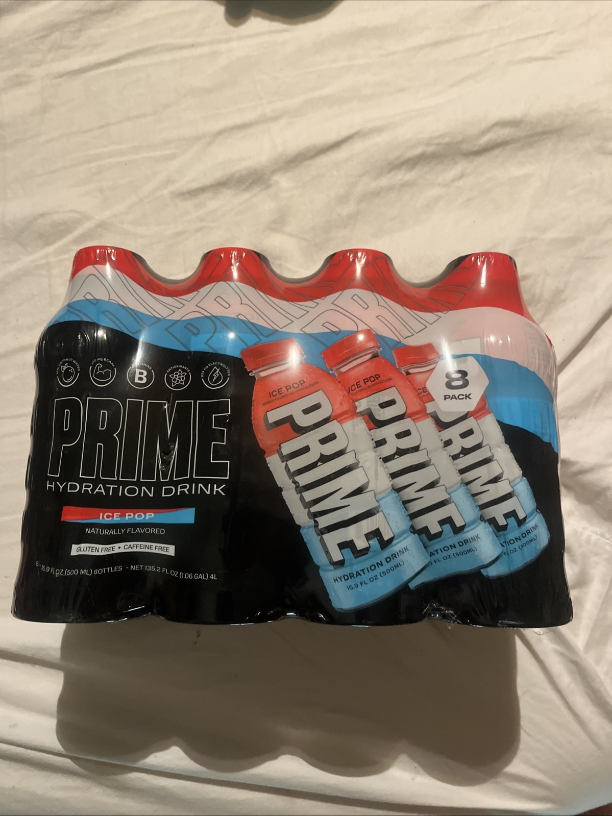 Prime Hydration – Ice Pop – 8 Pack