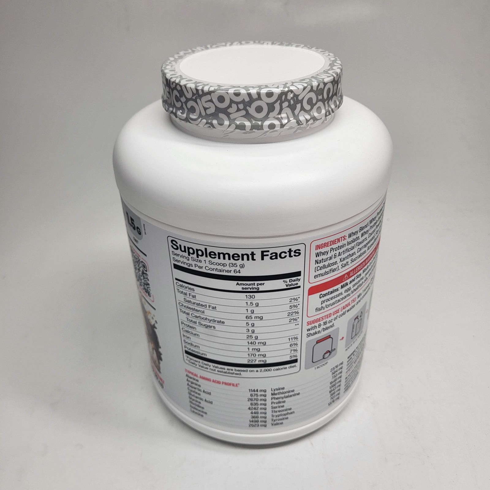 BASIC Basic Whey Protein Blend Muscle Building Boston Donut 5lbs BB 12/27