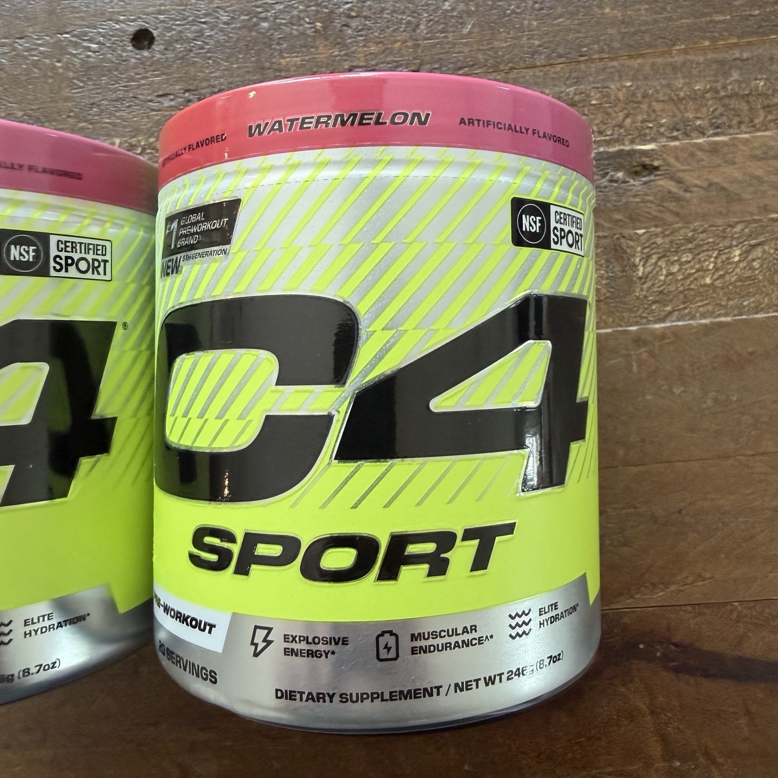2 Pack – C4 Sport, Pre-Workout, Watermelon, 8.7 oz (246 g)