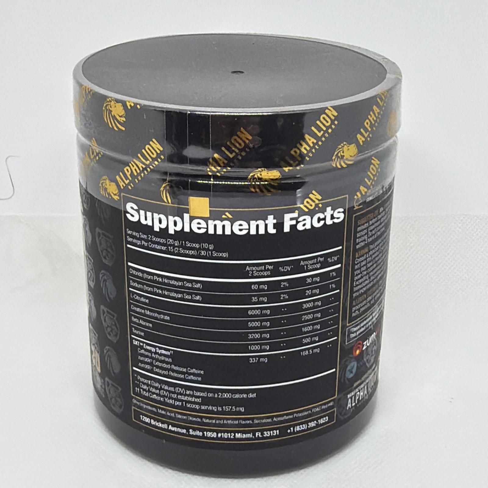 ALPHA LION Super Human Core Pre Workout Powder with Creatine – Alpha Punch 30srv