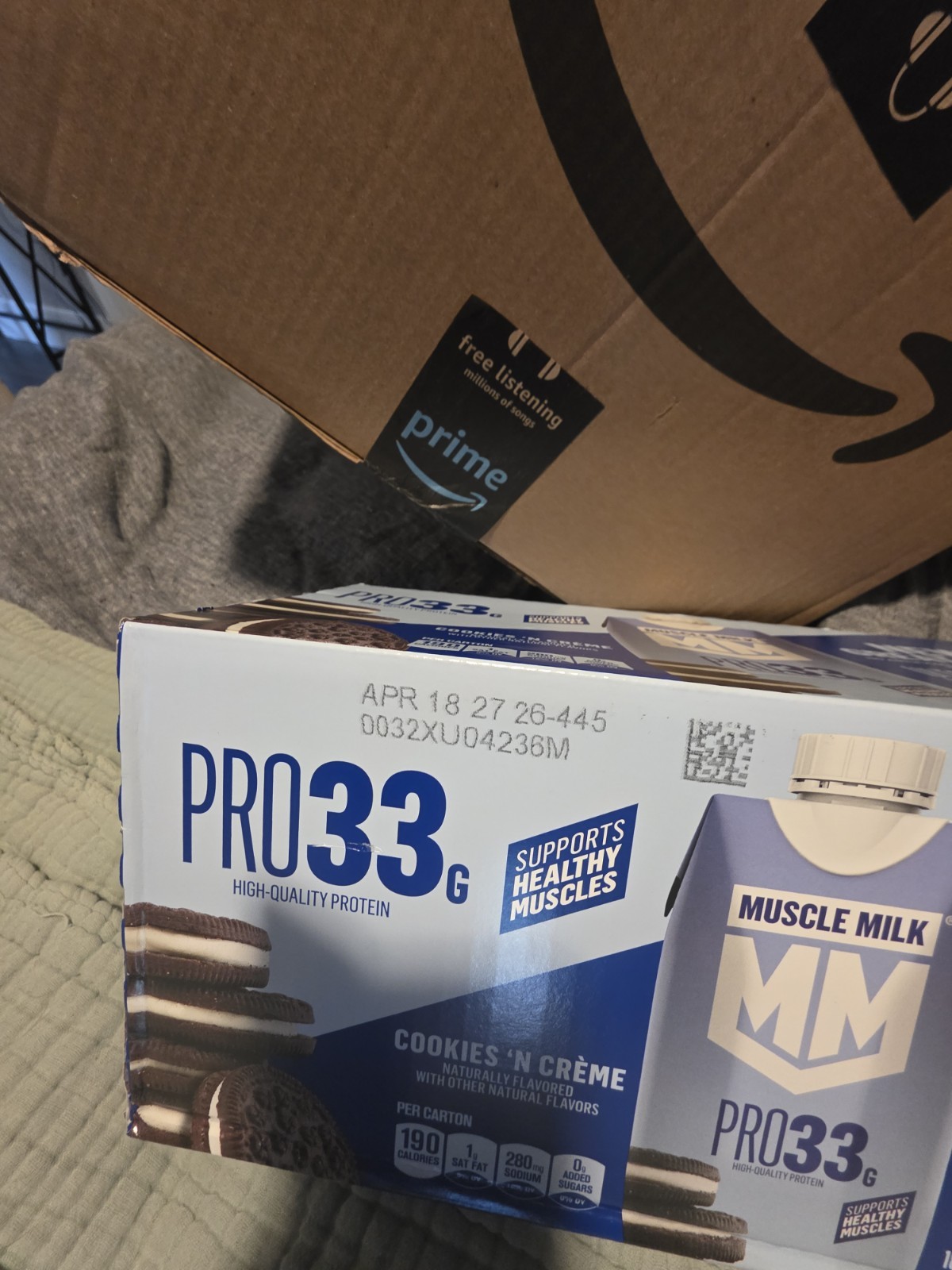 Muscle Milk PRO33 33g Cookies ‘N Crème Protein Shake No Artificial 18×11 fl oz