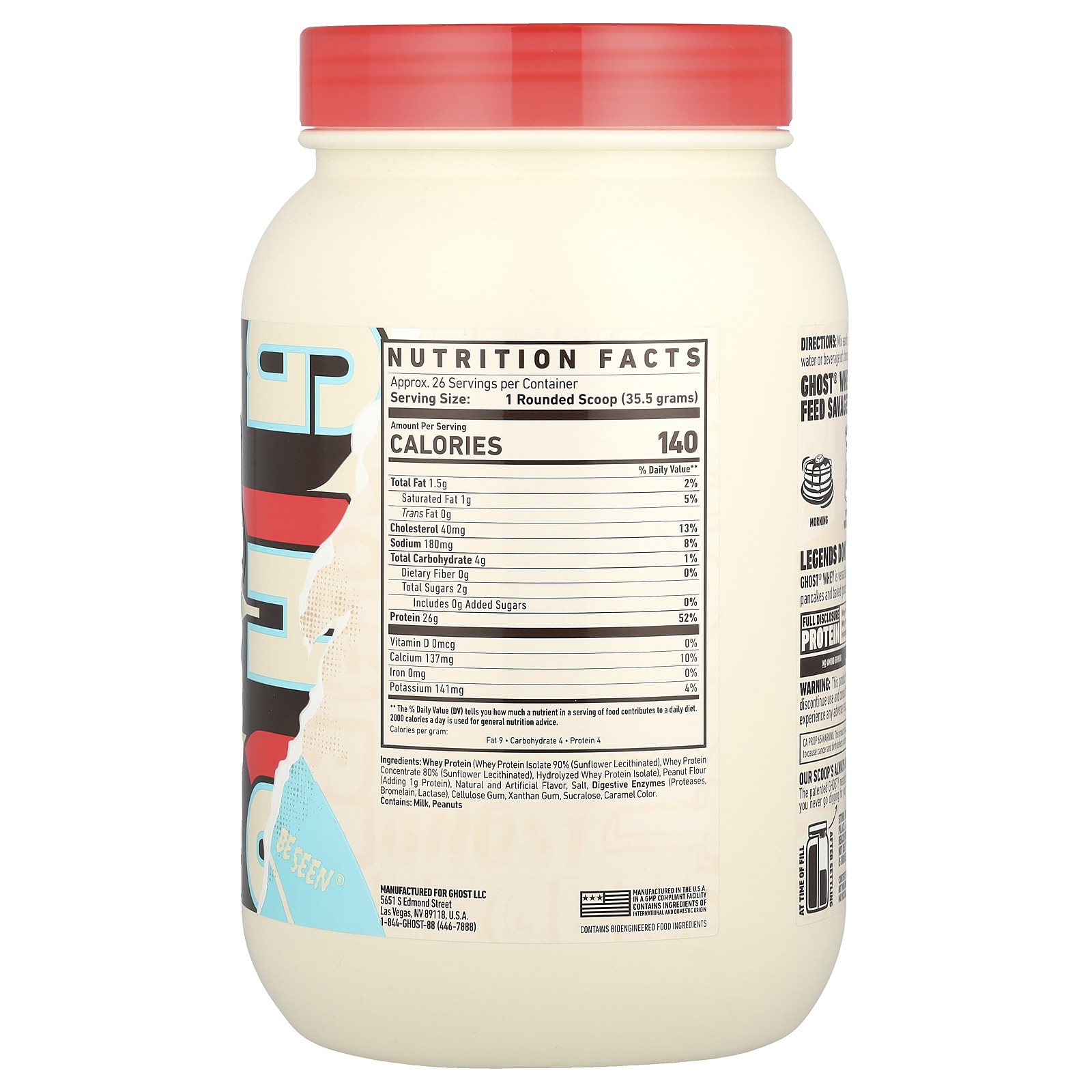 Whey Protein, Peanut Butter Cereal Milk®, 2 lb (924 g)
