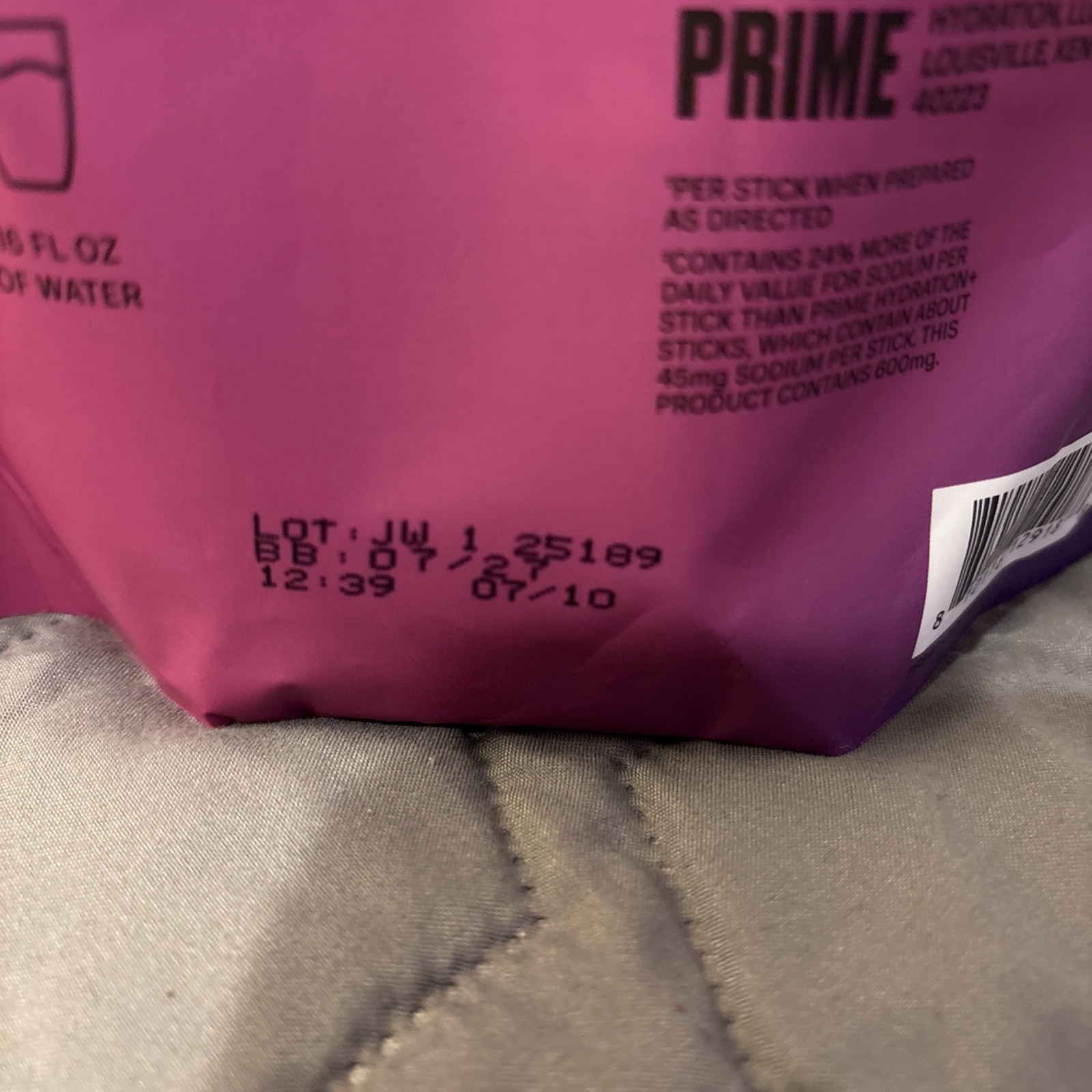 RARE-PRIME Hydration Drink Sticks Berry Citrus Rush Flavor 16 Count Exp 7/2027