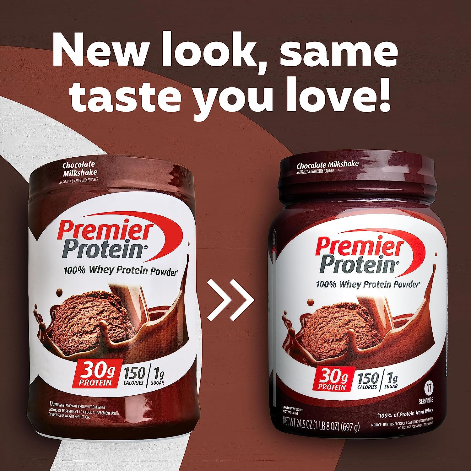 Premier Protein Powder – Chocolate Milkshake, 30g Protein, Keto-Friendly, 17 Ser