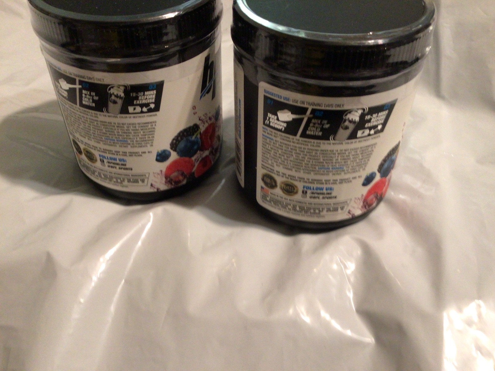 2-packs BPI Sports ONE MORE REP -BERRY SPLASH Legendary 1.M.R Perform -EXP: 5/27