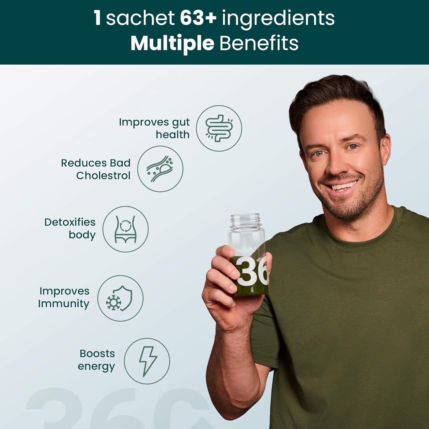 Supply6 360 All In One Nutrition Powder 10gm Each 15 Sachets