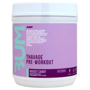 Raw X Bum Thavage Pre-Workout Rocket Candy 536 grams