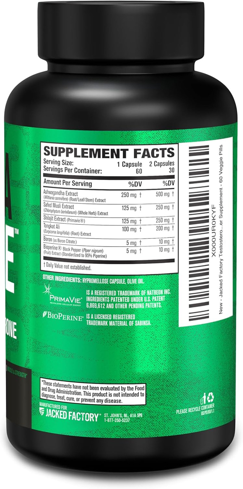 PRIMASURGE – Potenciador de testosterona natural, crecimiento muscular y fuerza