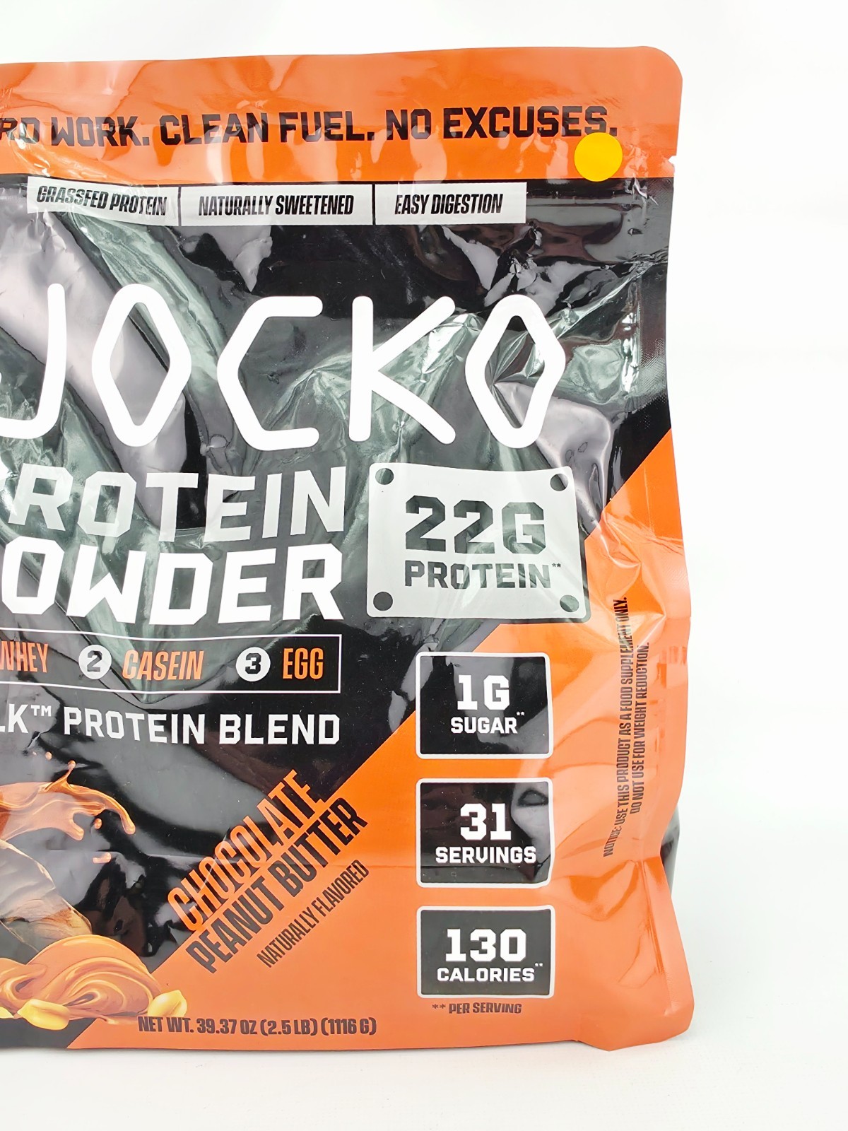 Jocko Fuel Protein Powder Chocolate Peanut Butter 2.3 lb bb3/27