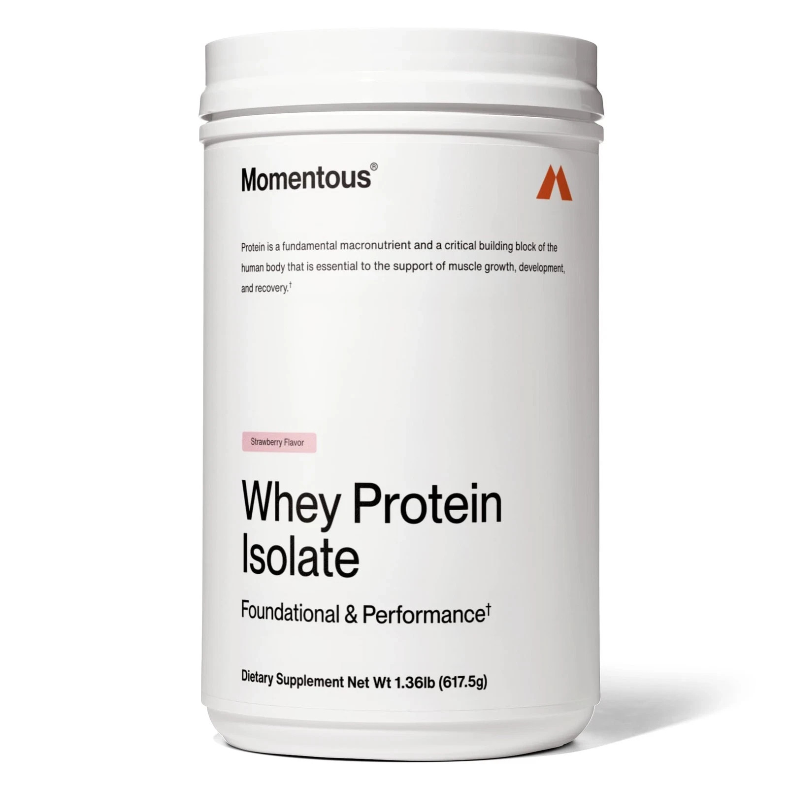 Momentous Essential Grass-Fed Whey Protein Powder – 20 g Whey Isolate Protein…