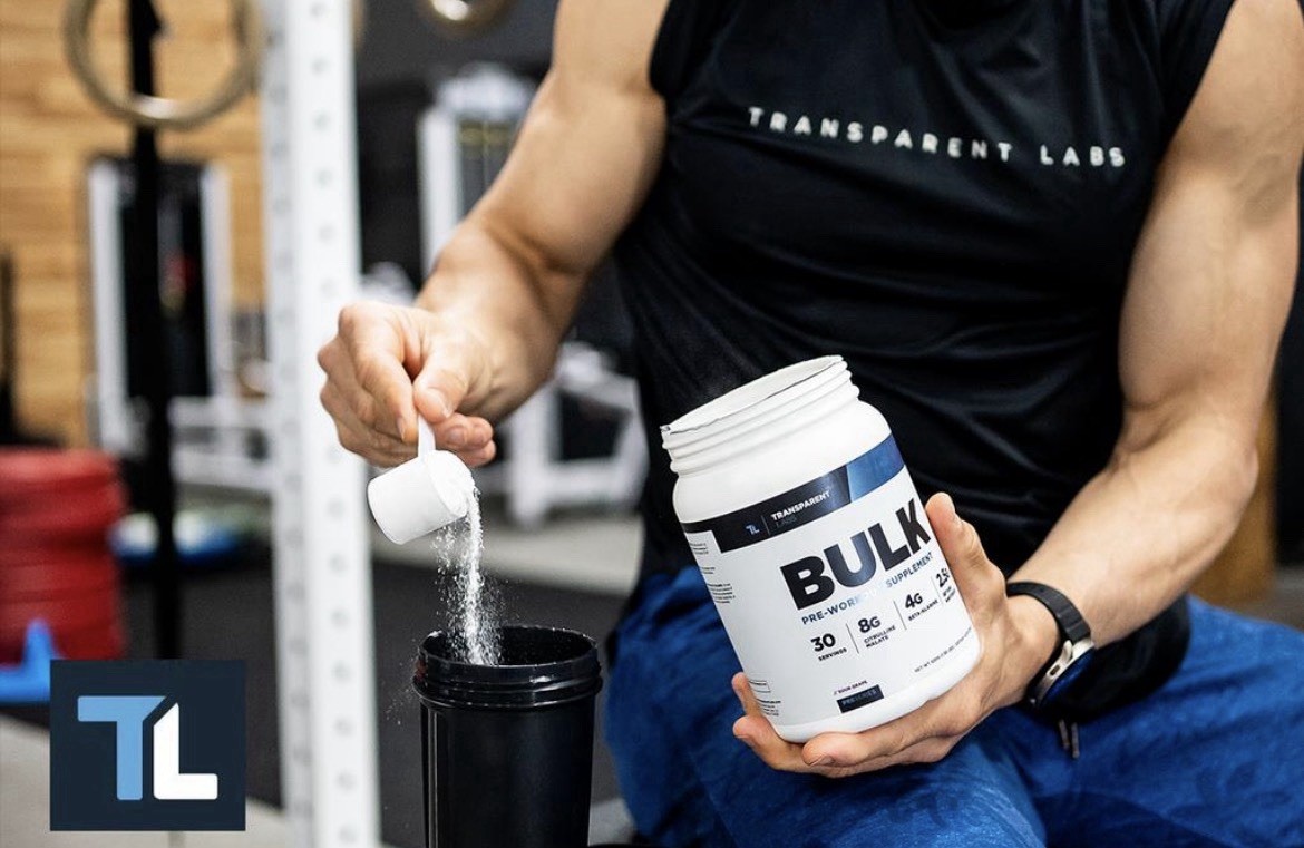 Transparent Labs Bulk Pre Workout Pineapple Coconut 30 Servings New Sealed