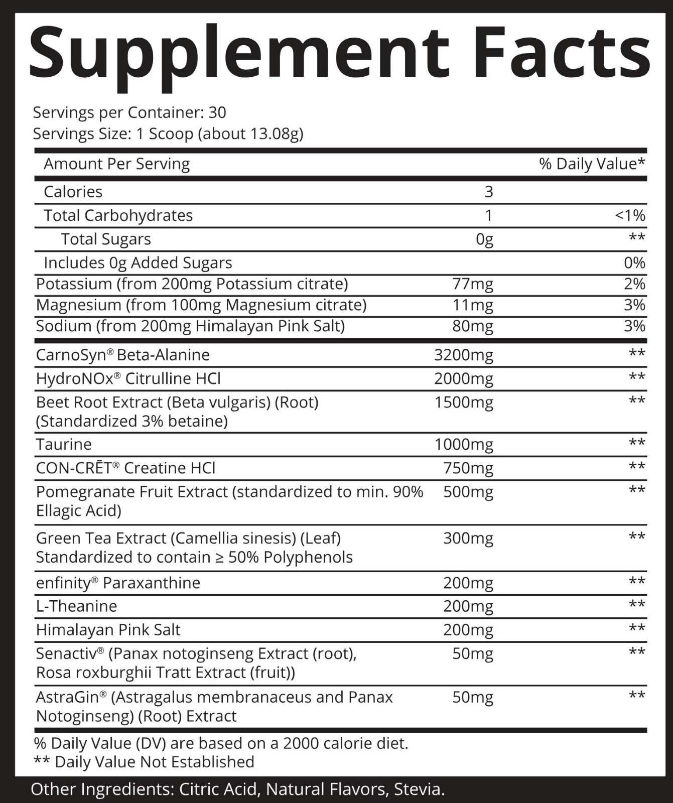 Power Play Fuel Caffeinated Pre-Workout Powder with Electrolytes – Citrus Punch