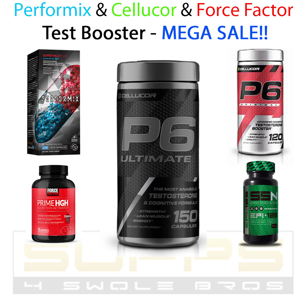 Cellucor P6 Ultimate Ergogenic Testosterone Performix Super Male T – Test Boost