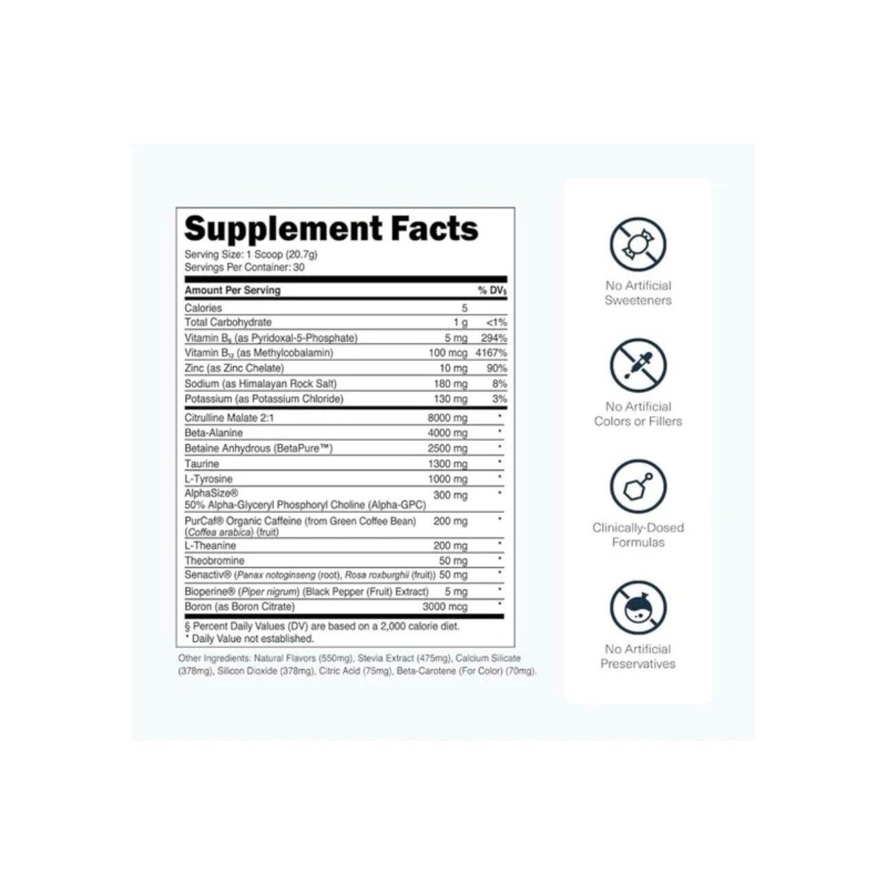Transparent Labs BULK Pre-Workout Peach Mango 30 Servings Lot of 3 Exp 11/26