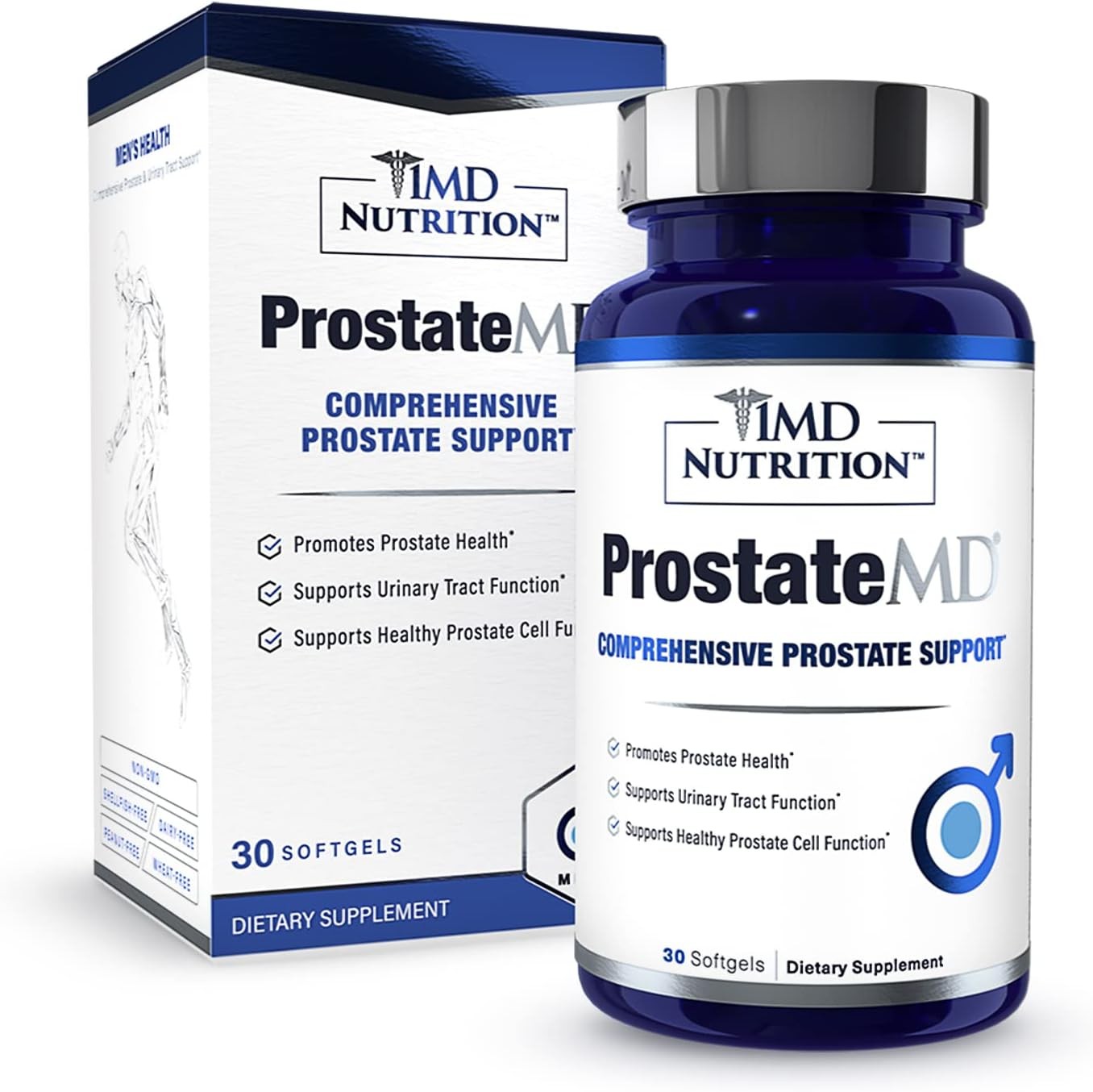1MD Nutrition ProstateMD Saw Palmetto Prostate Support 30 Count (Pack of 1)
