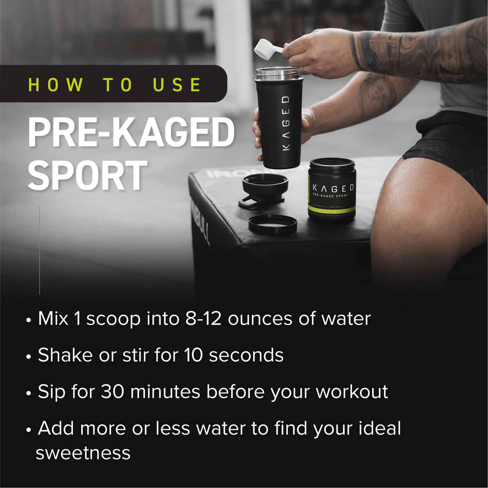 Pre- Sport Pre-Workout – Glacier Grape (9.38 Oz. / 20 Servings)