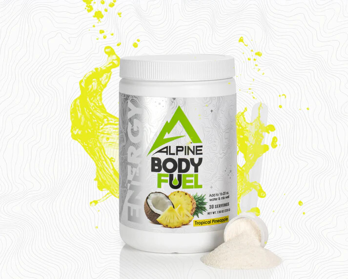 Alpine Body Fuel Focus + Energy Supplement Strawberry Cream Hydration Recovery