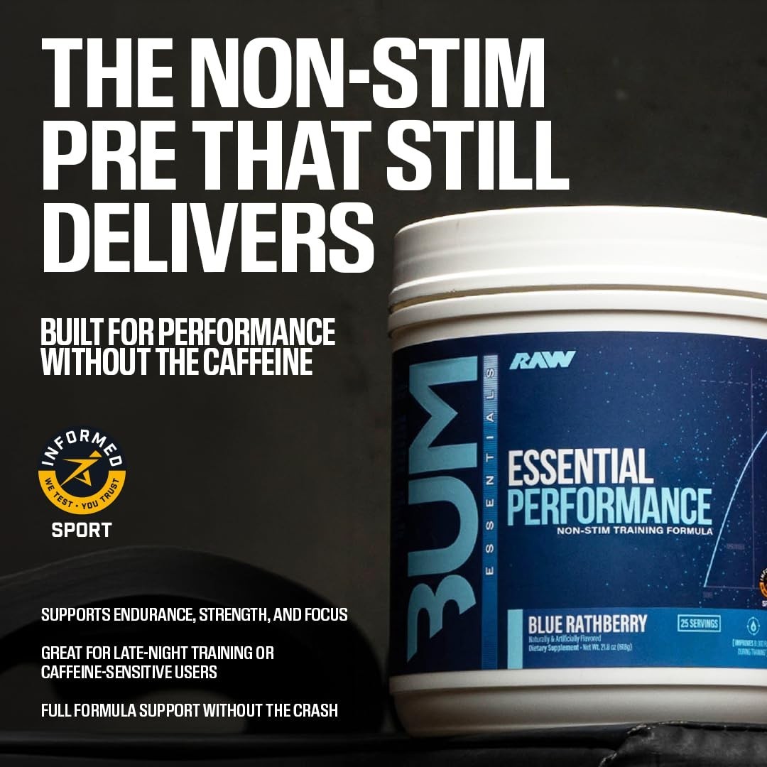Non-Stim Pre-Workout Powder for Endurance & Focus – Creatine, L-Citrulline, Beta