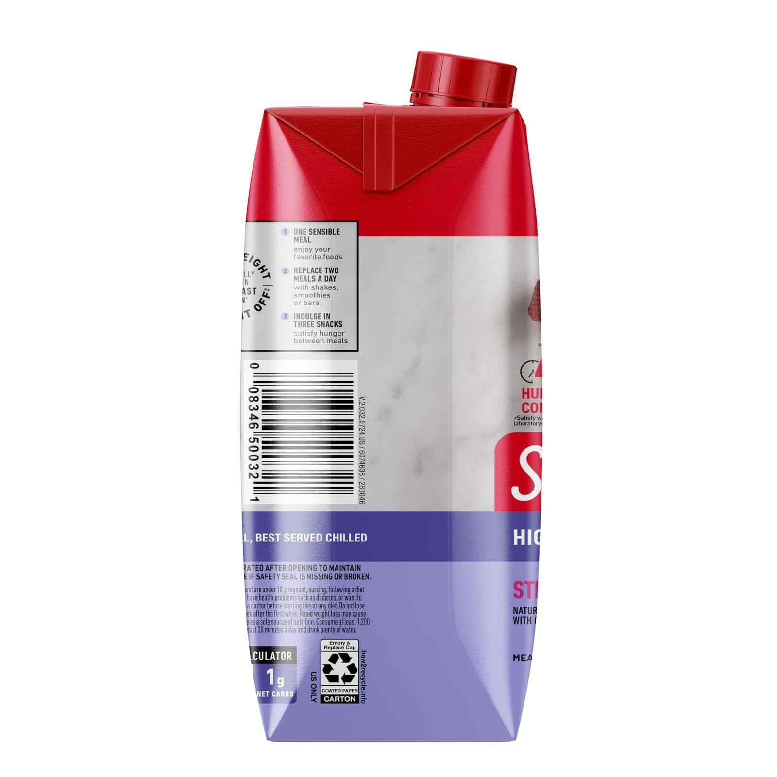 SlimFast Protein Shake, Strawberry- 20g 11 Fl Oz (Pack of 12), Strawberry