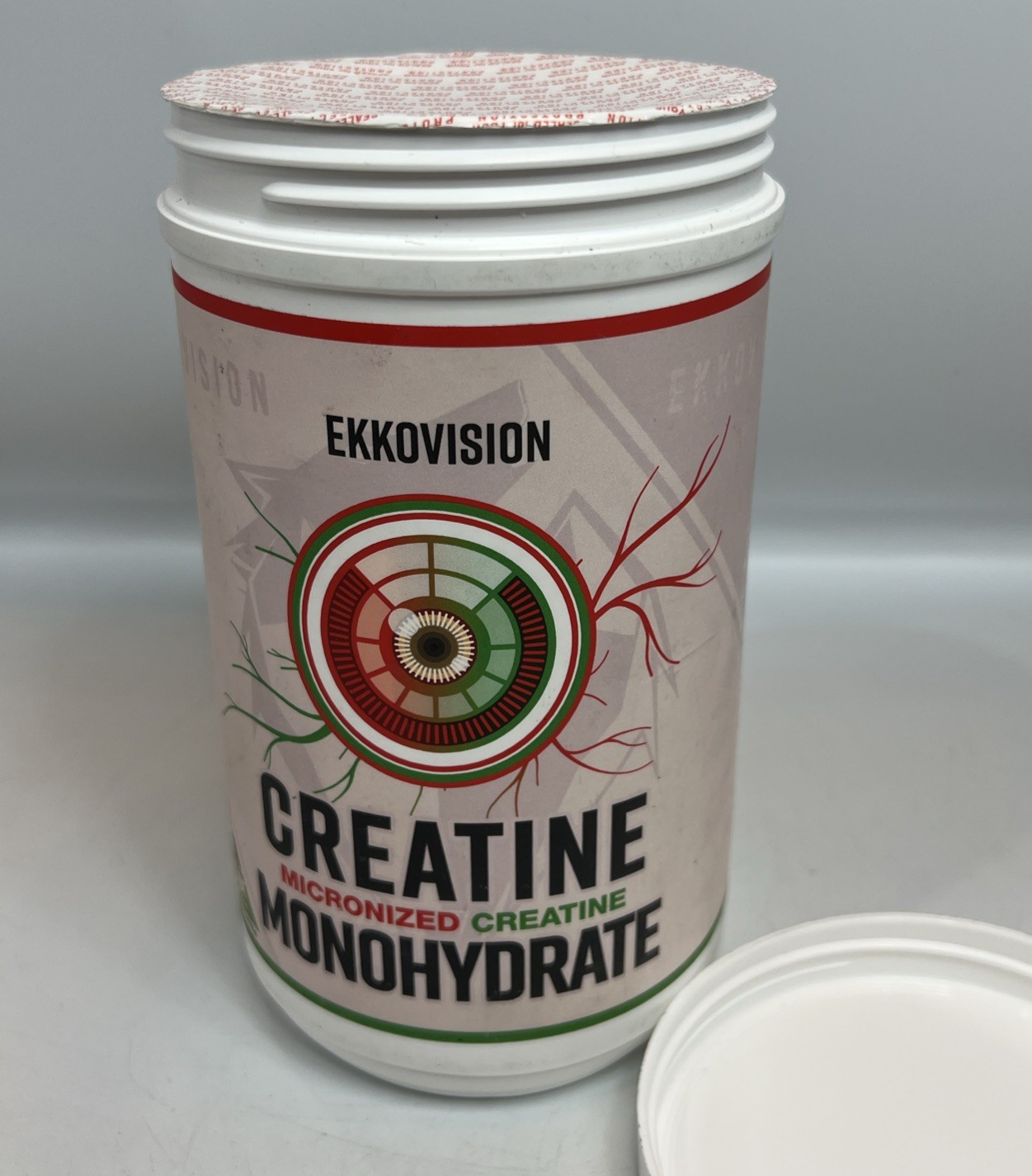 Ekkovision Creatine Monohydrate Powder, Micronized, Cherry Limeade, 100 Servings