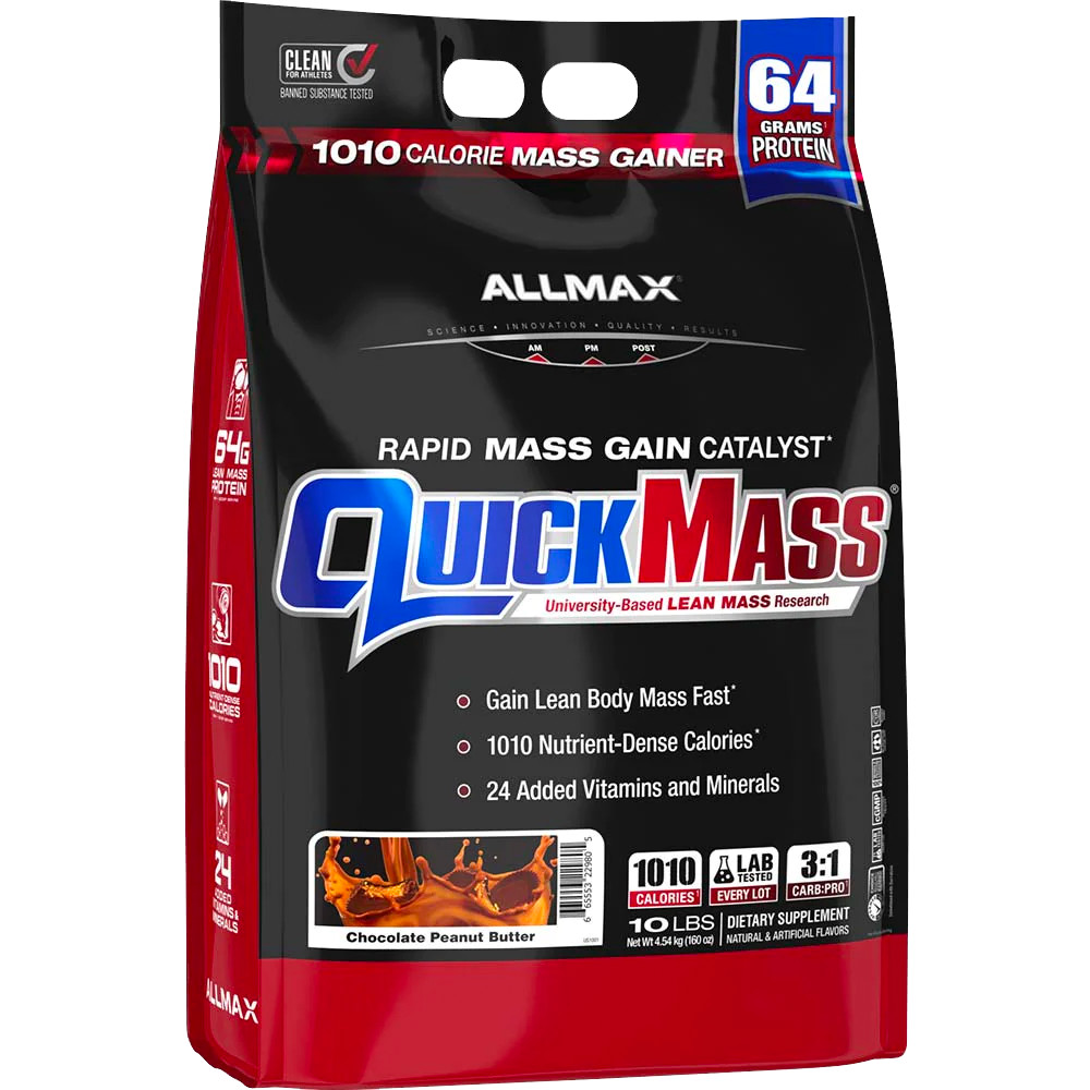 Allmax Nutrition QuickMass 10lb SAME DAY SHIPPING