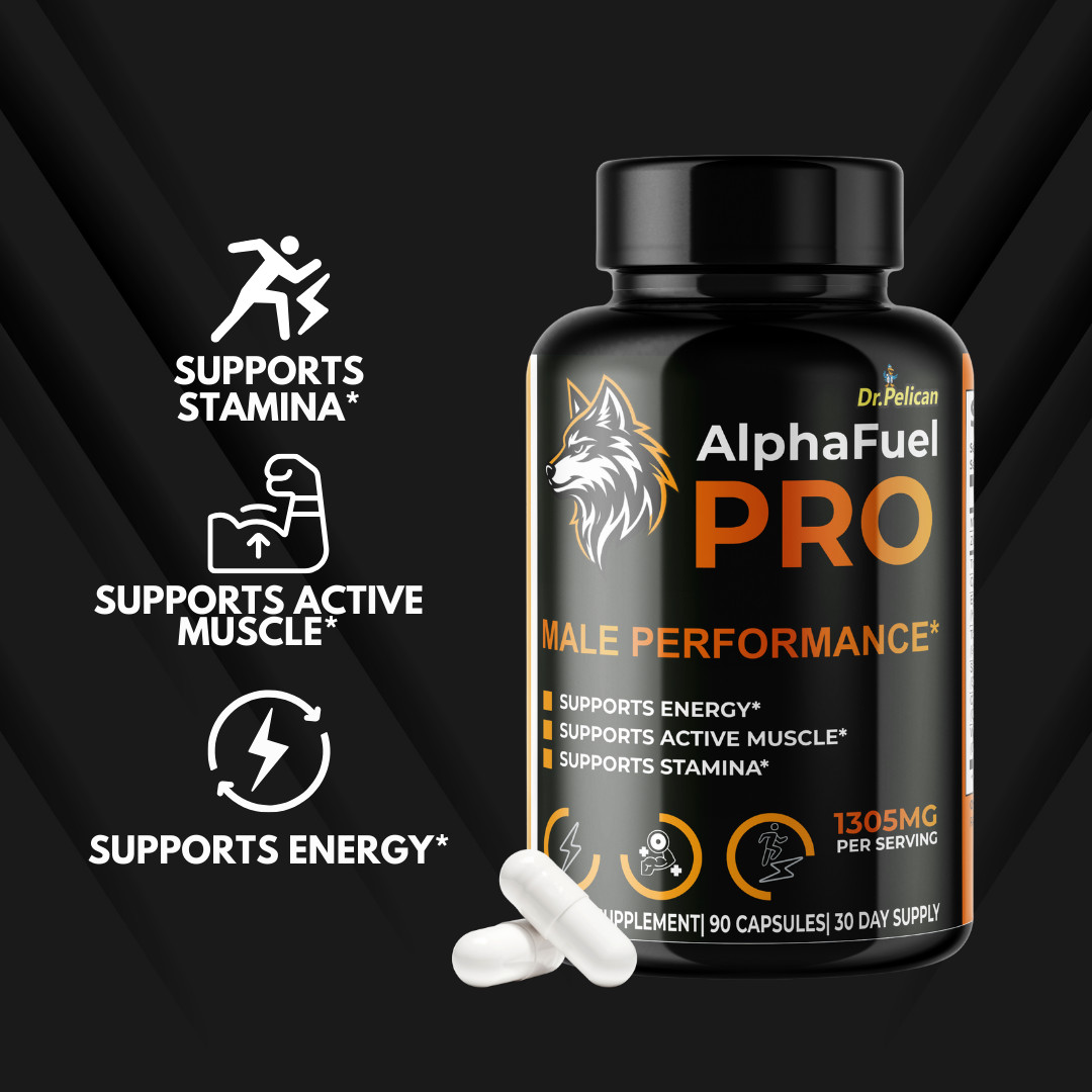 Alpha Fuel PRO- Bodybuilding & Men’s Health Support- 90 Capsules