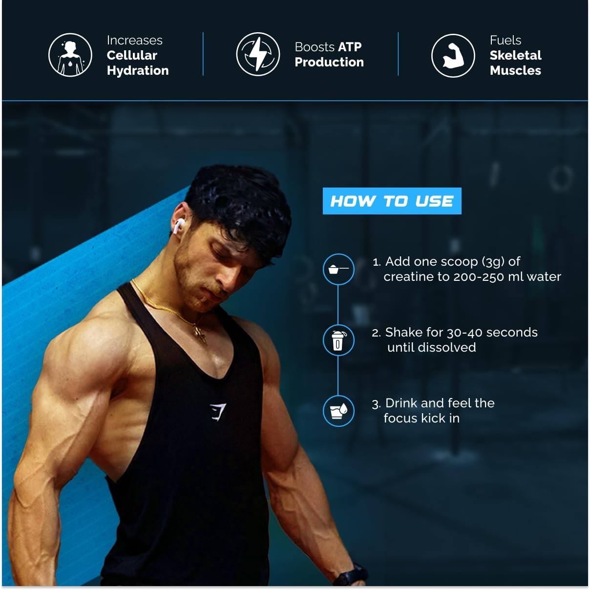 Wellcore Micronised Creatine Monohydrate Powder 250gm