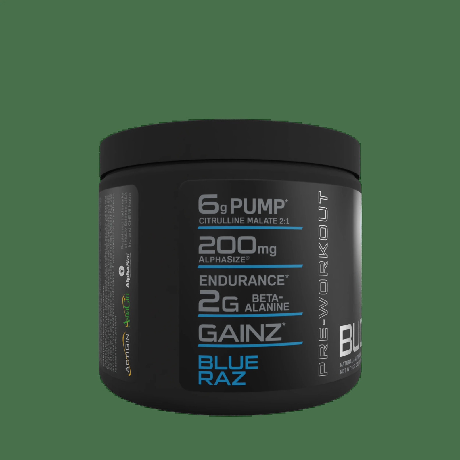 Pre-Workout Powder, Blue Raz, Vitamin B12 & 200Mg Caffeine, 25 Servings