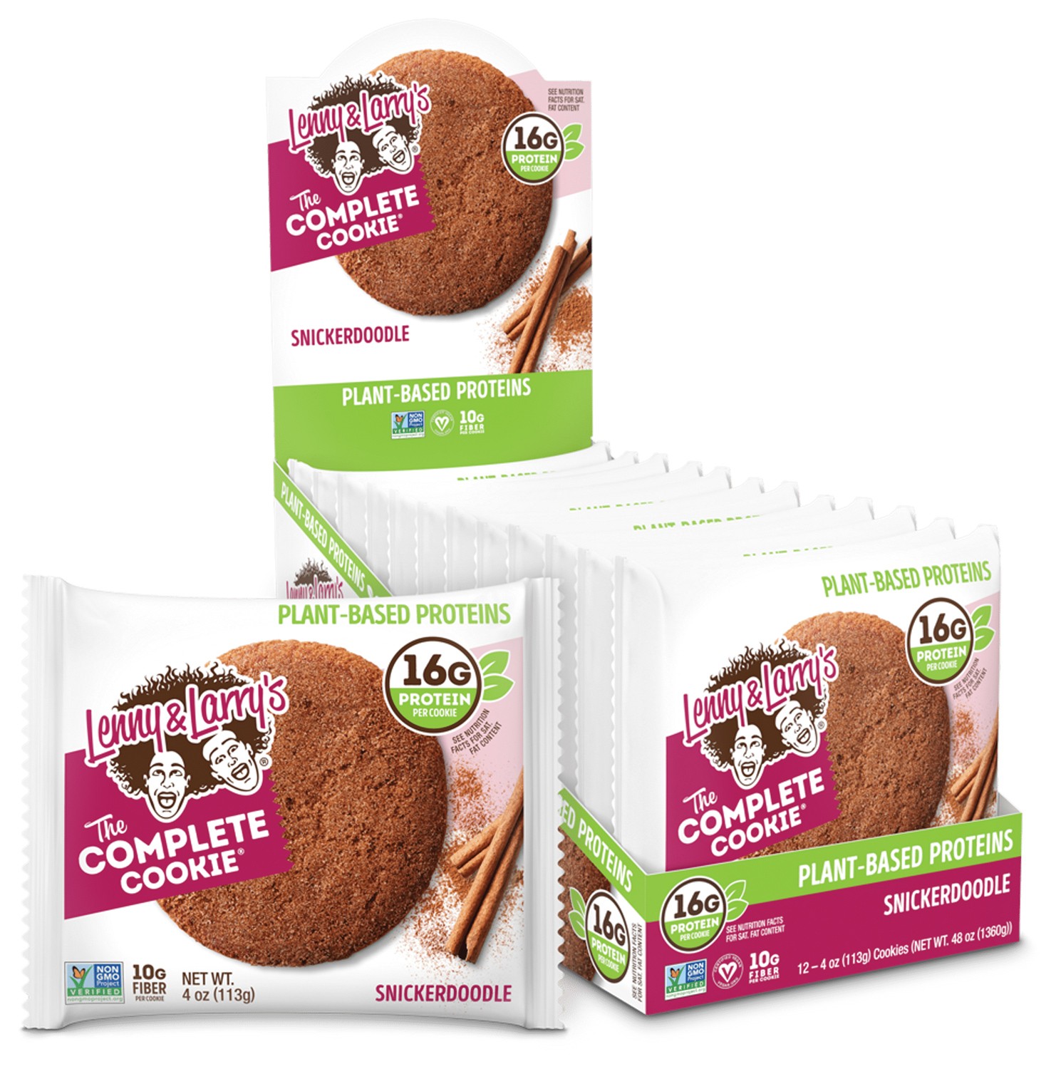 Lenny & Larry Complete Cookie Snicker Doodle: Indulge in Deliciousness! Pack of