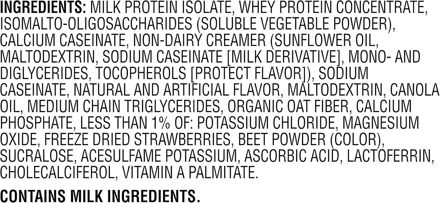 Muscle Milk Genuine Protein Powder, Strawberries ‘N Crème, 1.93 Pounds