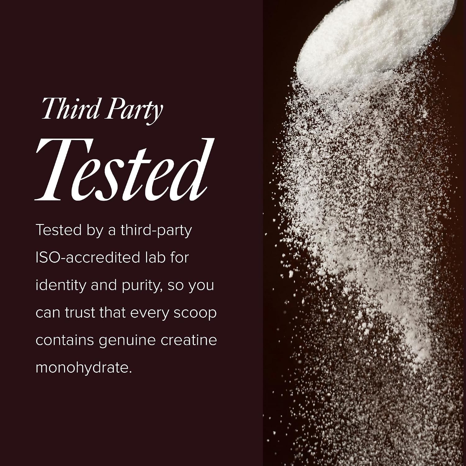 Creatine Monohydrate Powder | 5g Pure Creatine Per Serving | Third Party Test…