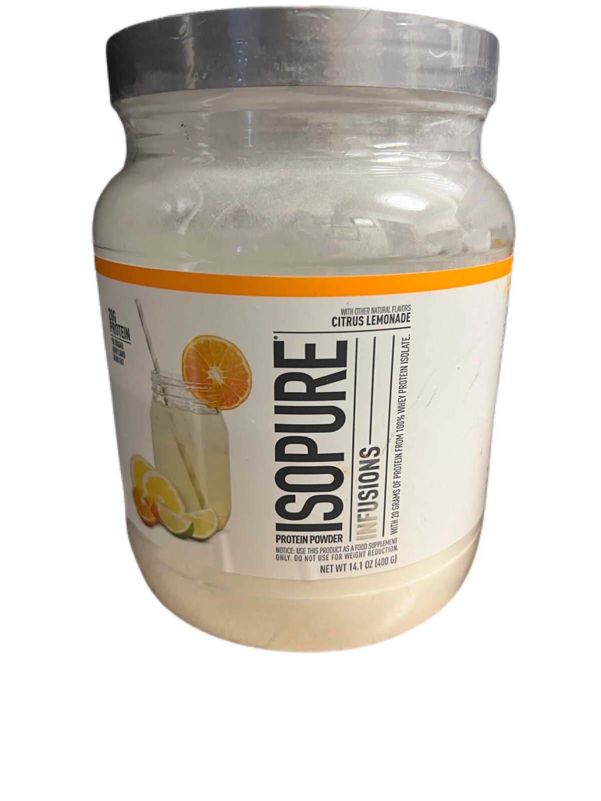 Nature’s Best – Isopure Infusions Protein Powder Citrus Lemonade – 14.1 oz.