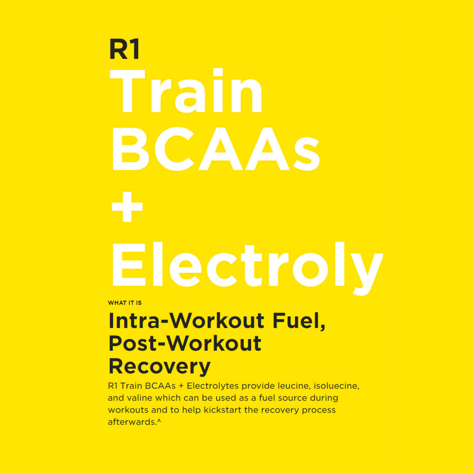 RULE 1 Train BCAAs 30 serv Orange Burst Stim Free Intra Workout 450g
