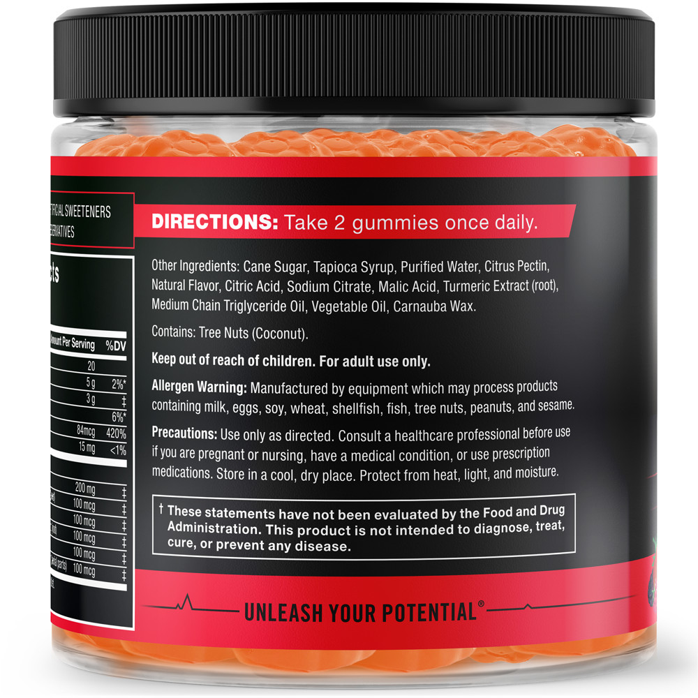 Test X180 Gummies Testosterone Booster, 60 Gummies