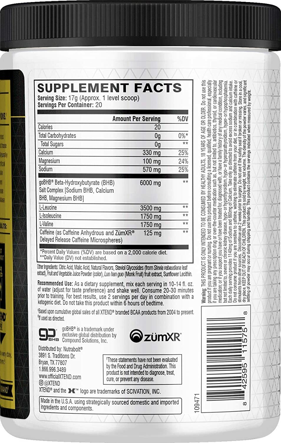 Optimum Nutrition Strength Amino Energy Clone BCAA EAA Amino Acids Pre-Workout