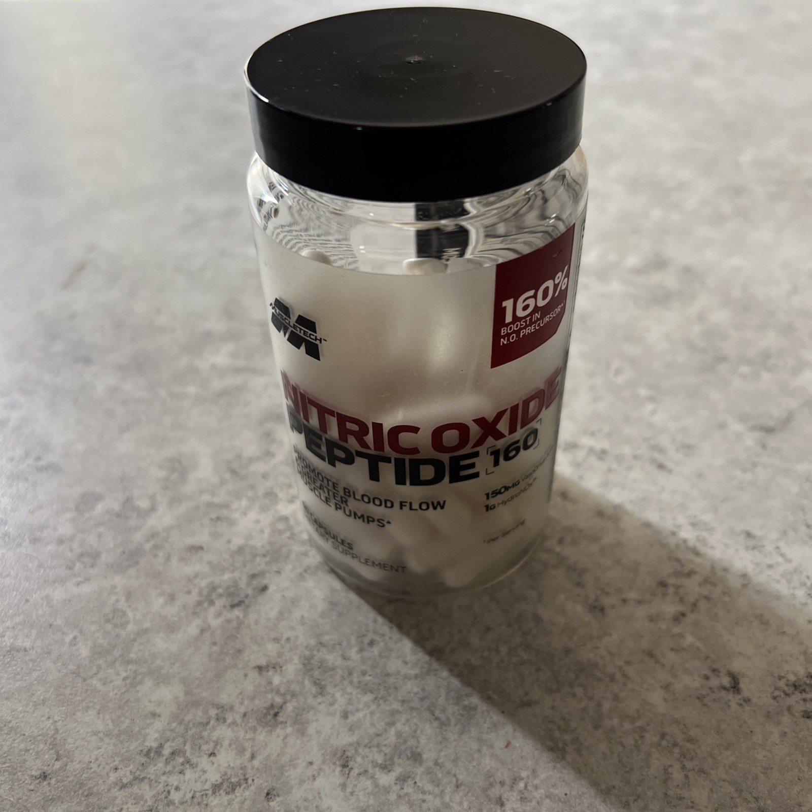 MHP Nitric Oxide Peptide 160 Capsules 150mg VasoDrive-AP HydroNOX Unflavored
