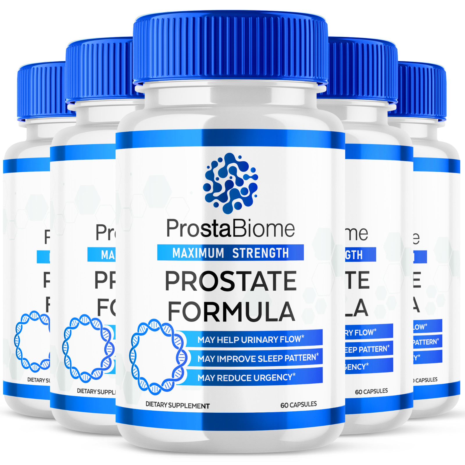 (5 Pack) Prostabiome Maximum Strength Prostate Formula Pills (300 Capsules)