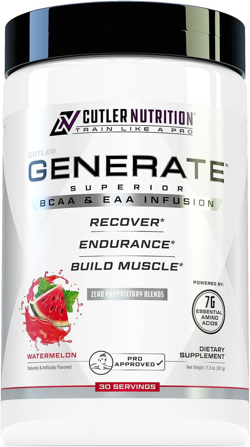 Generate EAA and BCAA Powder: Best Post Workout Recovery Drink and Branched Chai