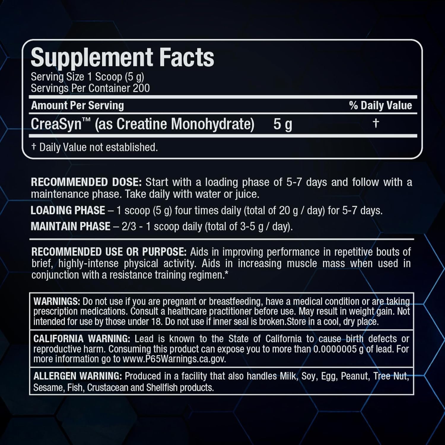 Micronized Creatine Powder – Supports Strength & Performance – 35.27 oz