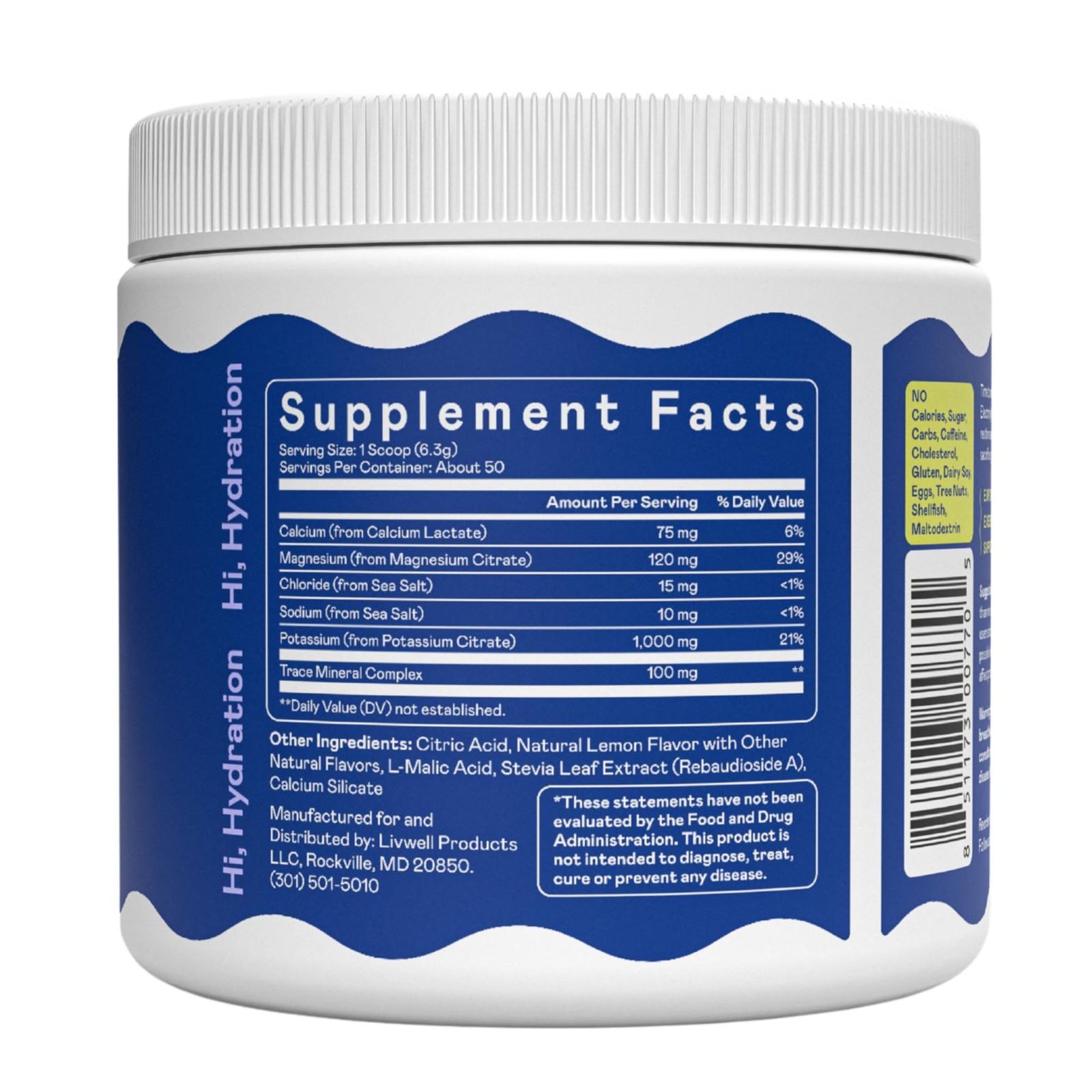 Hi-Lyte Keto K1000 Electrolyte Powder | Lemonade | 10.5 Ounce (Pack of 1)